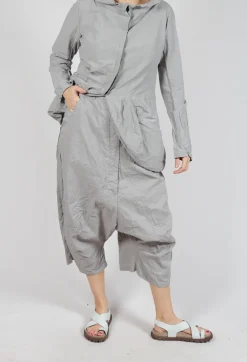 Rundholz Mainline Trousers^Cropped Drop Crotch Trousers in Moon