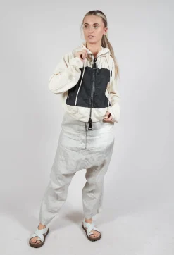 Rundholz Mainline Jackets^Cropped Hooded Jacket in Black Paint