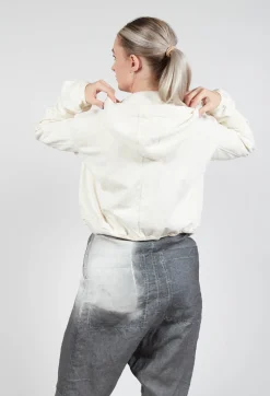 Rundholz Mainline Jackets^Cropped Hooded Jacket in Asteroid Paint