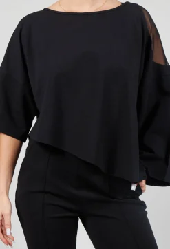 Philomena Christ Jumpers^Cropped Jumper in Black