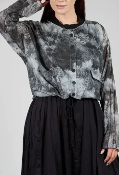 Pal Offner Shirts & Blouses^Cropped Shirt in Steppe Black