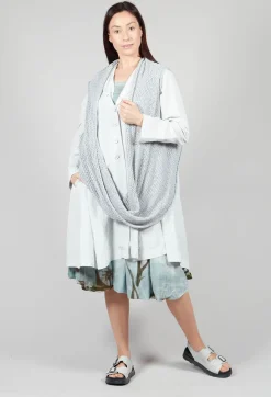 Rundholz Black Label Jumpers^Cropped Sleeveless Jumper in Ice