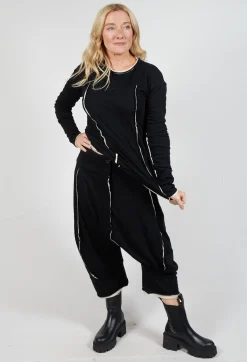 Rundholz Mainline Trousers^Cropped Trousers in Black Bone