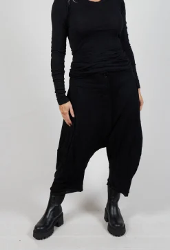 Rundholz Mainline Trousers^Cropped Trousers in Black Black