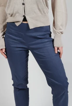 Sarah Pacini Trousers^Cropped Trousers in Midnight Blue