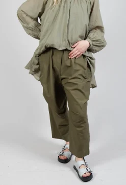 Amici Trousers^Cropped Trousers in Oliva