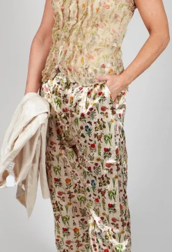 Aleksandr Manamis Trousers^Cropped Trousers in Petite Fleurs