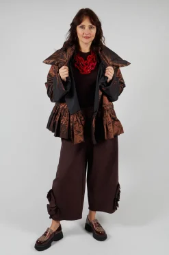 Mei Meij Trousers^Cropped Trousers with Embellishment Detail in Java