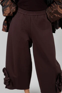 Mei Meij Trousers^Cropped Trousers with Embellishment Detail in Java