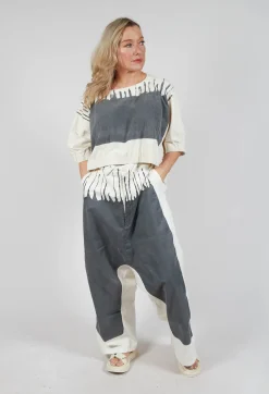 Rundholz Mainline Tops^Cropped T-Shirt in Asteroid Paint