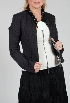 Masnada Jackets^Cropped Utility Jacket in Coal