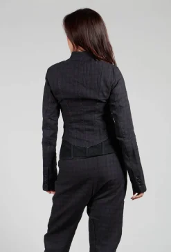 Masnada Jackets^Cropped Utility Jacket in Coal