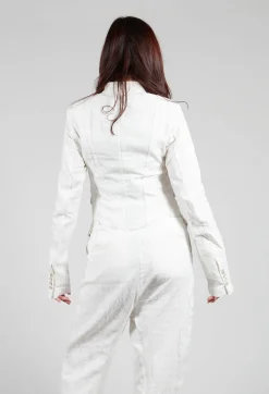 Masnada Jackets^Cropped Utility Jacket in Chalk