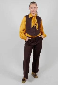 Mei Meij Jackets^Cropped Waistcoat in Java