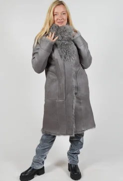 Dom Goor Coats^Curly Toscana Coat in Silver