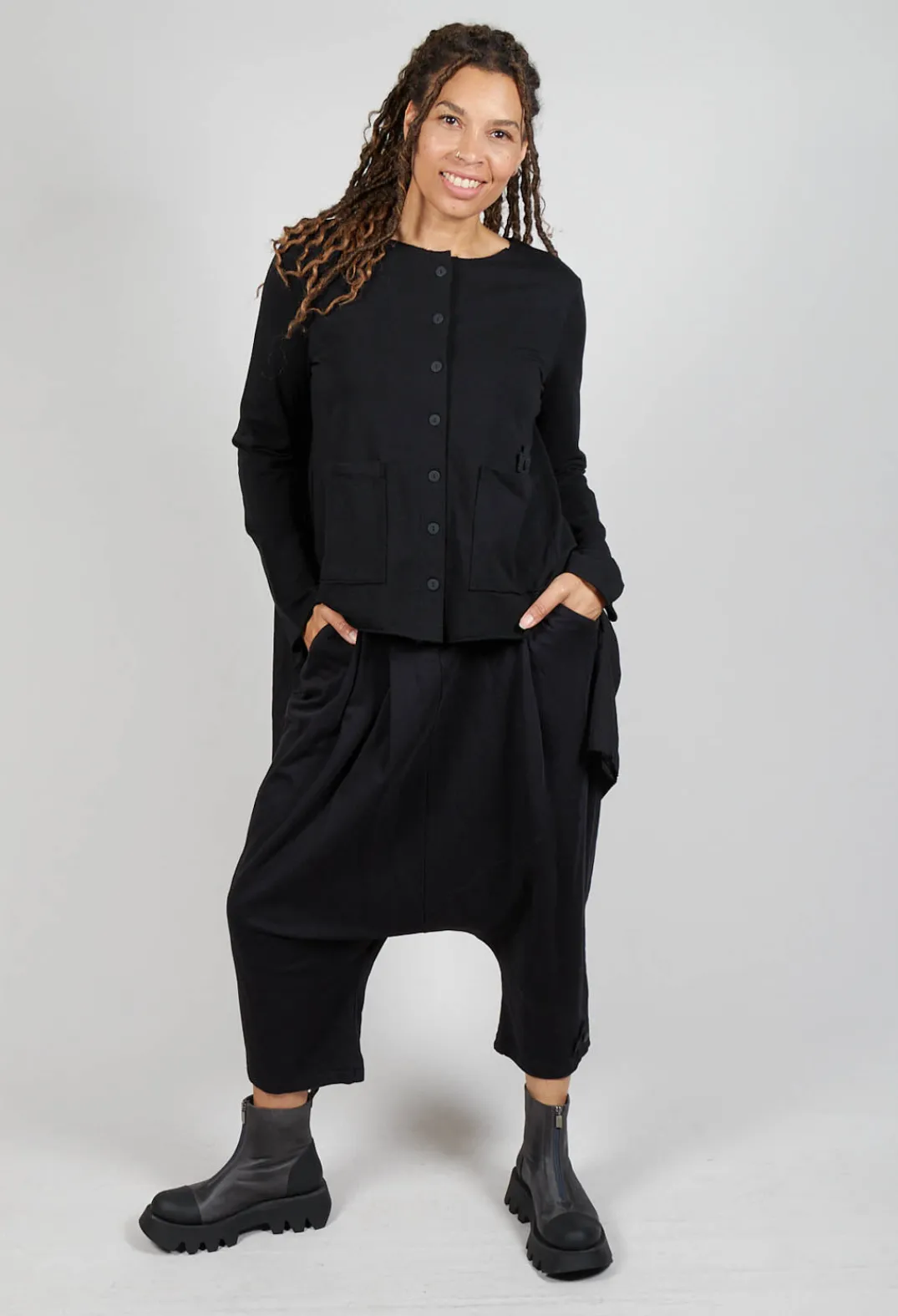 Pluslavie Jackets^Curtain Jacket in Black