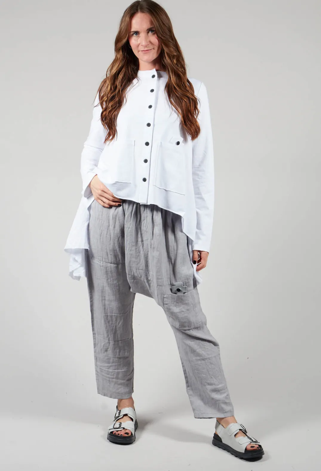 Pluslavie Jackets^Curtain Jacket in White