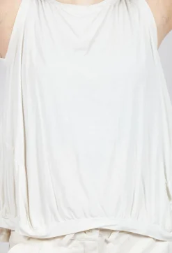 Rundholz Mainline Tops^Curved Sleeveless Top in Galaxy