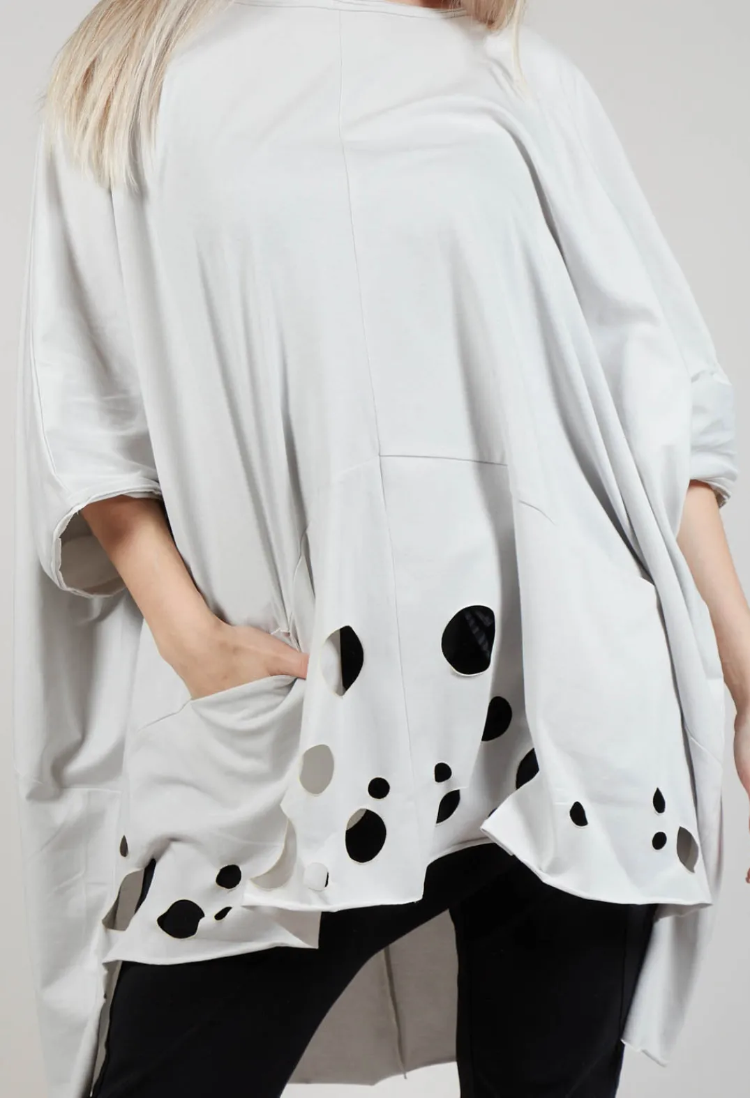 Philomena Christ Tops^Cut-Out Top in Silver