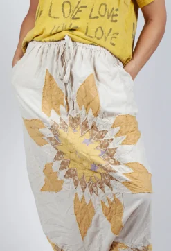 Magnolia Pearl Trousers^Dailn Quiltwork Trousers in Moonlight