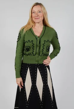 Rene Derhy Cardigans^Dalva Cardigan in Kaki