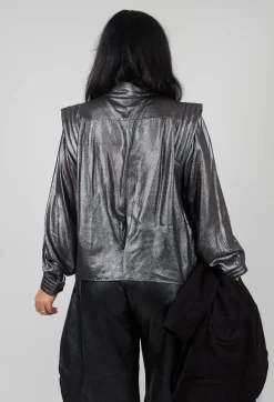 Mes Demoiselles Shirts & Blouses^Damelia Shirt in Silver and Black