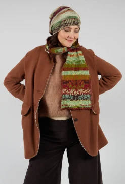 Butapana Scarves^Decorative Cotton Scarf in Olive