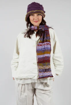 Butapana Scarves^Decorative Cotton Scarf in Periwinkle