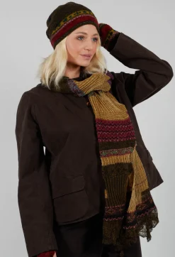 Butapana Hats^Decorative Wool Beanie in Olive
