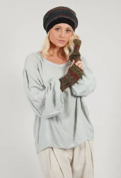 Butapana Gloves^Decorative Wool Gloves in Taupe