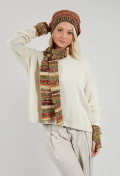 Butapana Hats^Decorative Wool Hat in Apricot