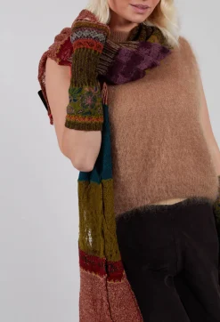 Butapana Scarves^Decorative Wool Scarf in Rust
