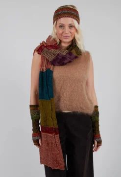 Butapana Scarves^Decorative Wool Scarf in Rust
