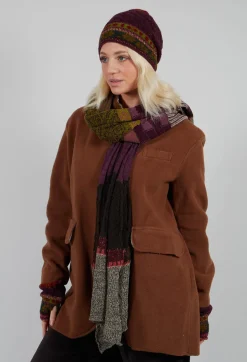 Butapana Scarves^Decorative Wool Scarf in Greige