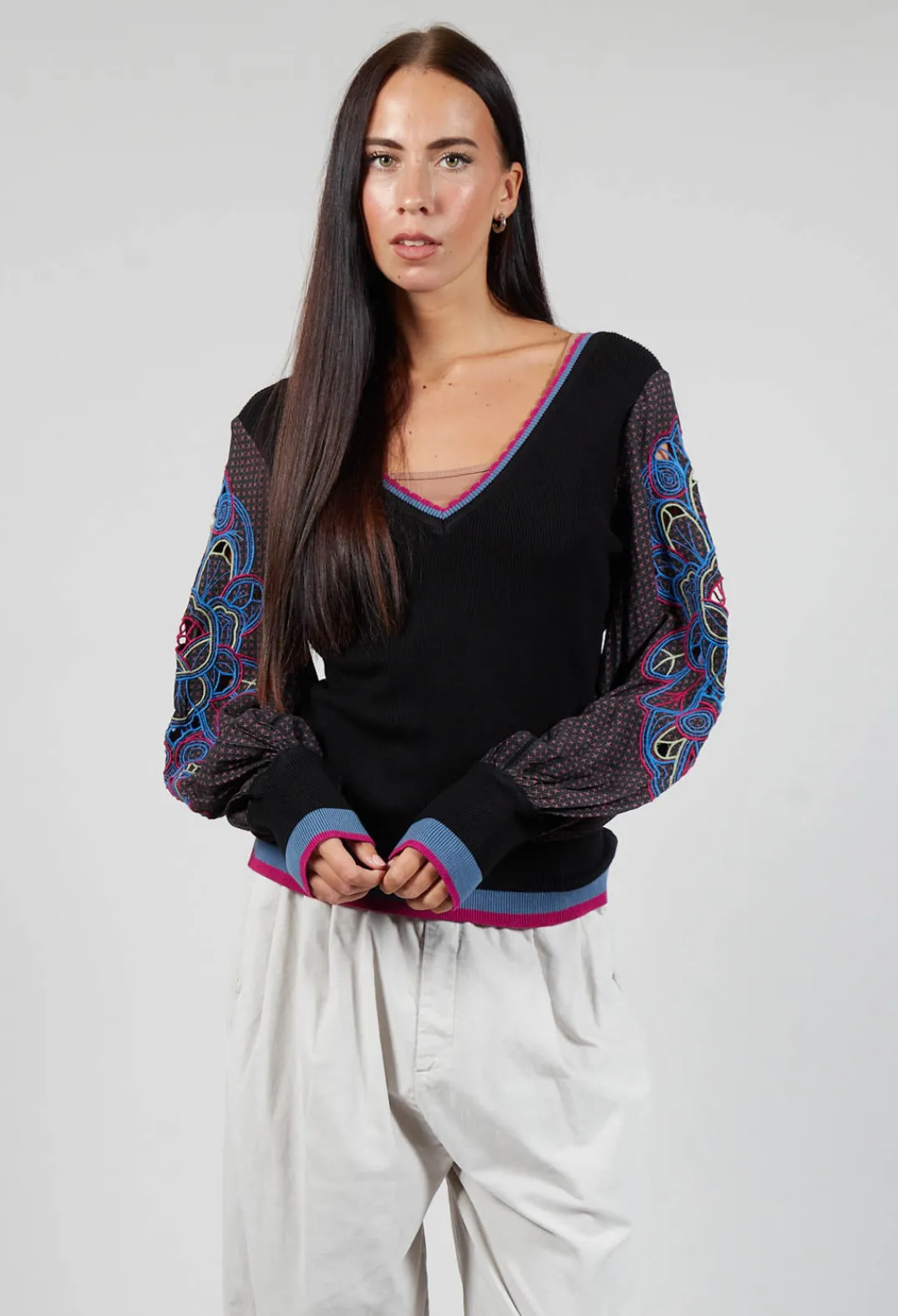 Conditions Apply Jumpers^Deema Knitted Top