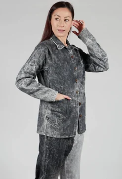 Marc Point Jackets^Denim Style Jacket in Grey