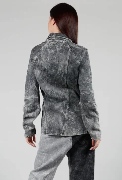 Marc Point Jackets^Denim Style Jacket in Grey