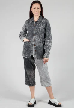 Marc Point Jackets^Denim Style Jacket in Grey