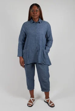 Thing Shirts & Blouses^Denim Style Shirt in Indigo