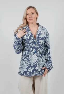 Mes Demoiselles Jackets^Dida Jacket in Blue/Ecru