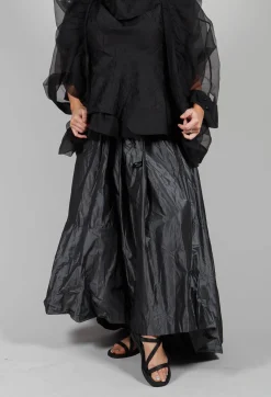 Bize Skirts^Dipped Hemline Skirt in Grey