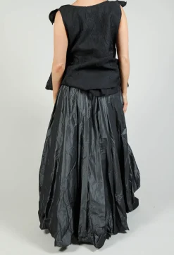 Bize Skirts^Dipped Hemline Skirt in Grey
