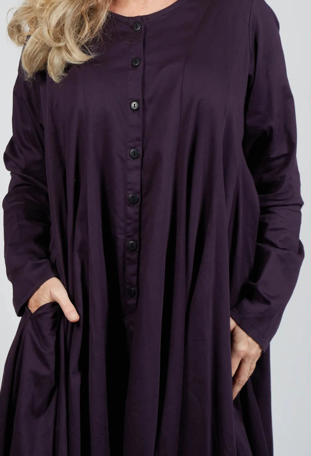 Privatsachen Coats^Diskretin Coat Dress in Erlebnis Purple
