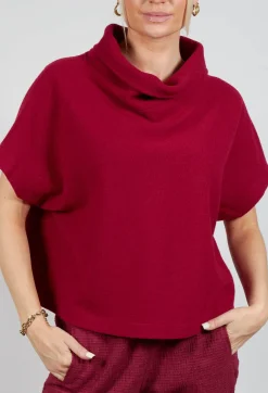 Elemente Clemente Tops^Diva Top in Scarlet