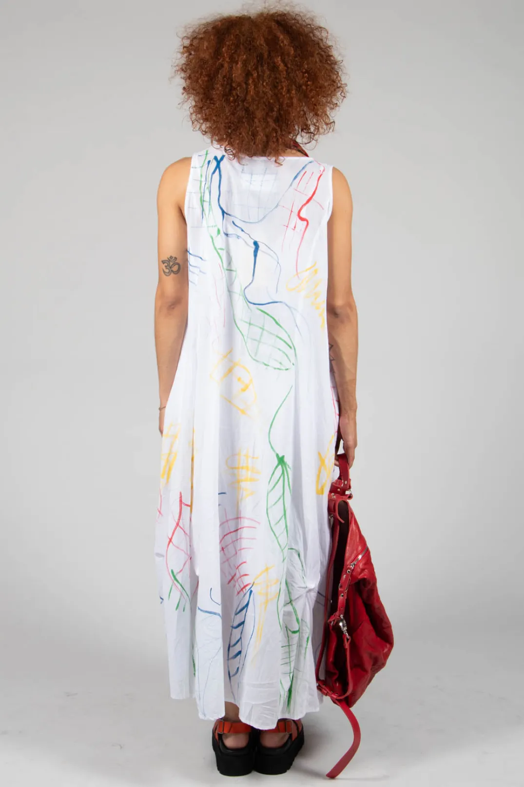 Tadashi with Giovanna Guglielmi Dresses^Doodle Print Dress in White