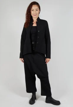 Pal Offner Trousers^Double Belted Trousers in Black