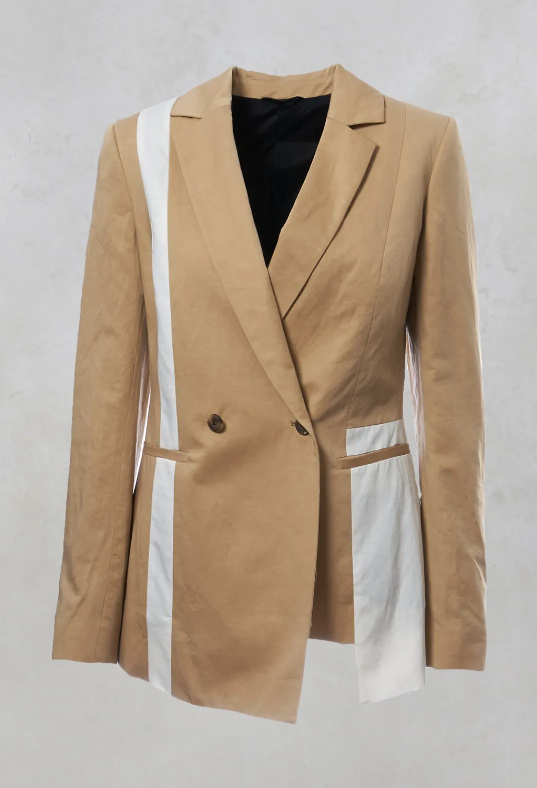 Malloni Jackets|Co-ords & Suits^Double Breasted Blazer in Cerotto