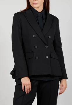 Mei Meij Jackets^Double Breasted Blazer in Nero
