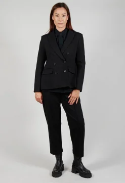 Mei Meij Jackets^Double Breasted Blazer in Nero