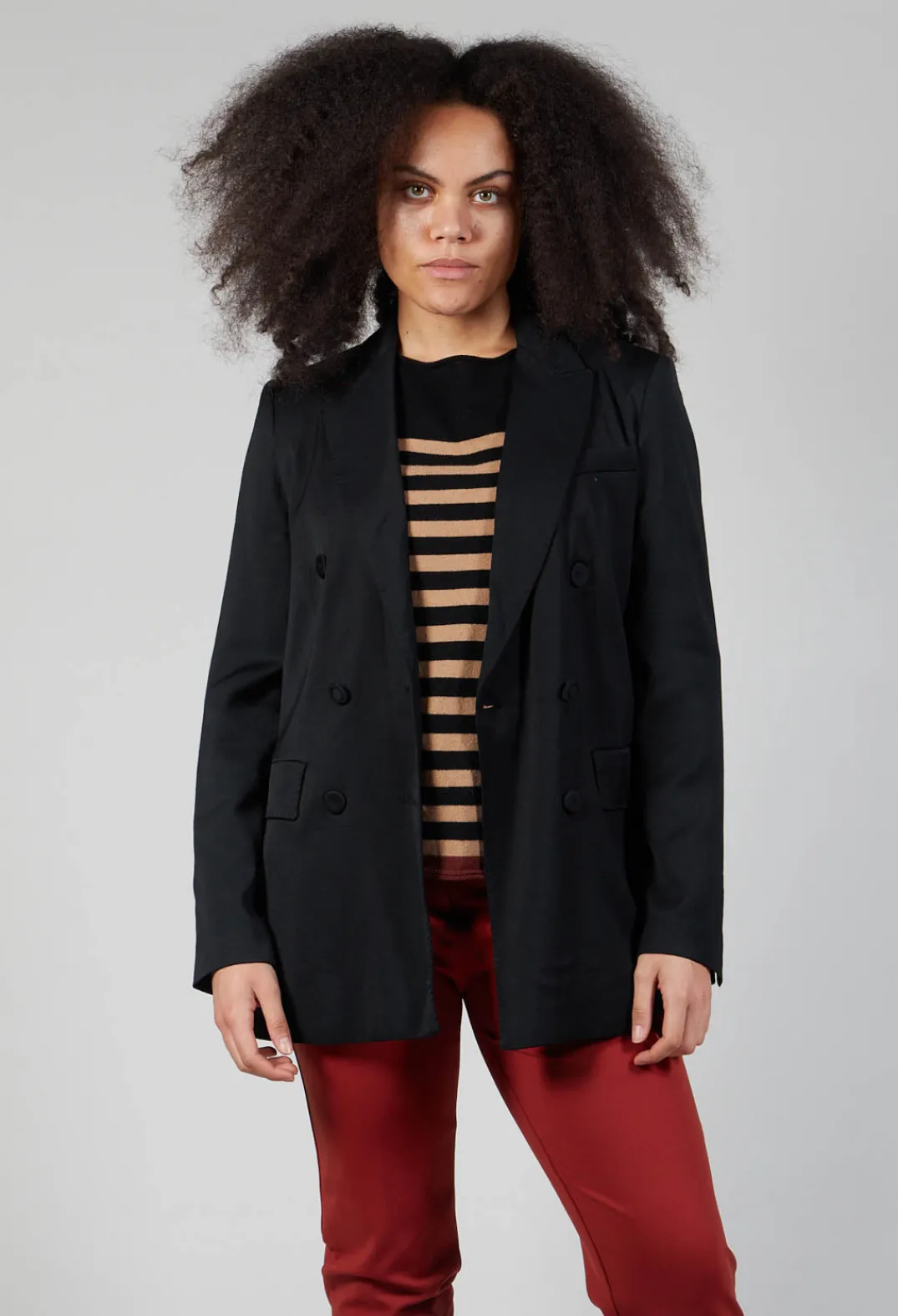 Maliparmi Jackets|Co-ords & Suits^Double Breasted Blazer in Nero